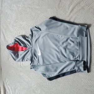 Gray Nike Pullover Hoodie
